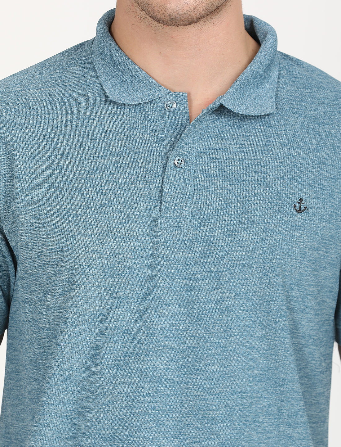 Coral Blue Polo Active Wear T-shirts