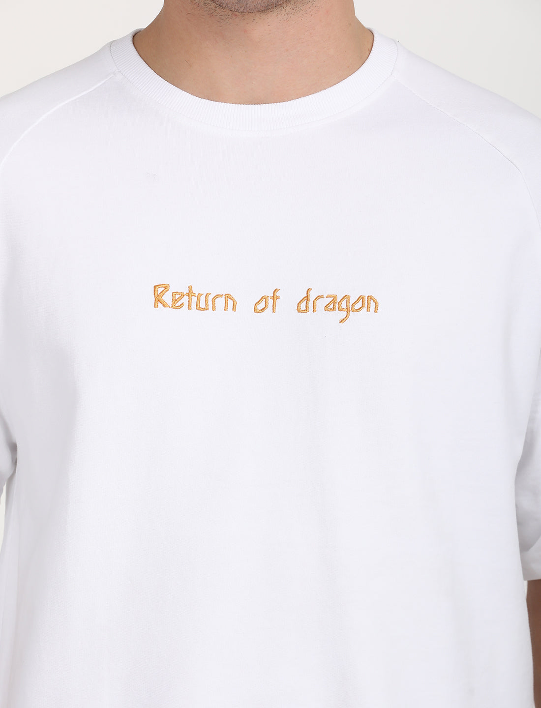 Dragon White over sized T-shirt