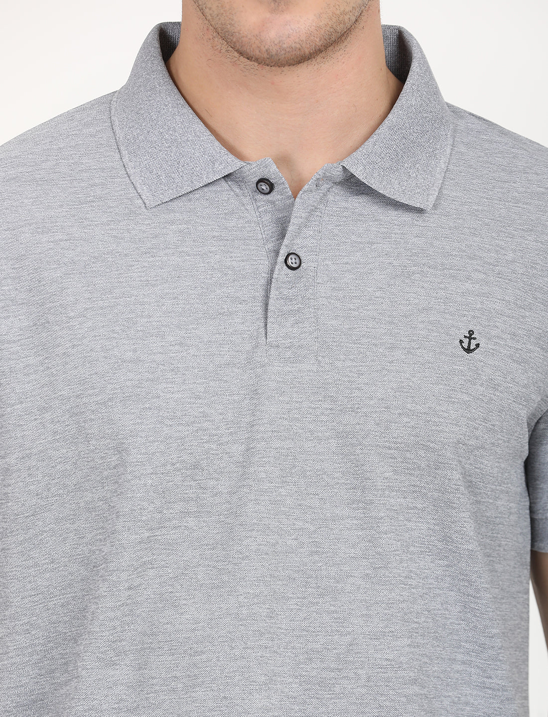 Light Grey  Polo Active Wear T-shirts