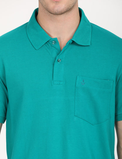 Persian Green Polo T-Shirt