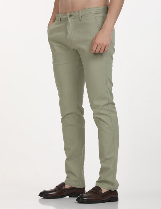 Linen P Green  Trouser