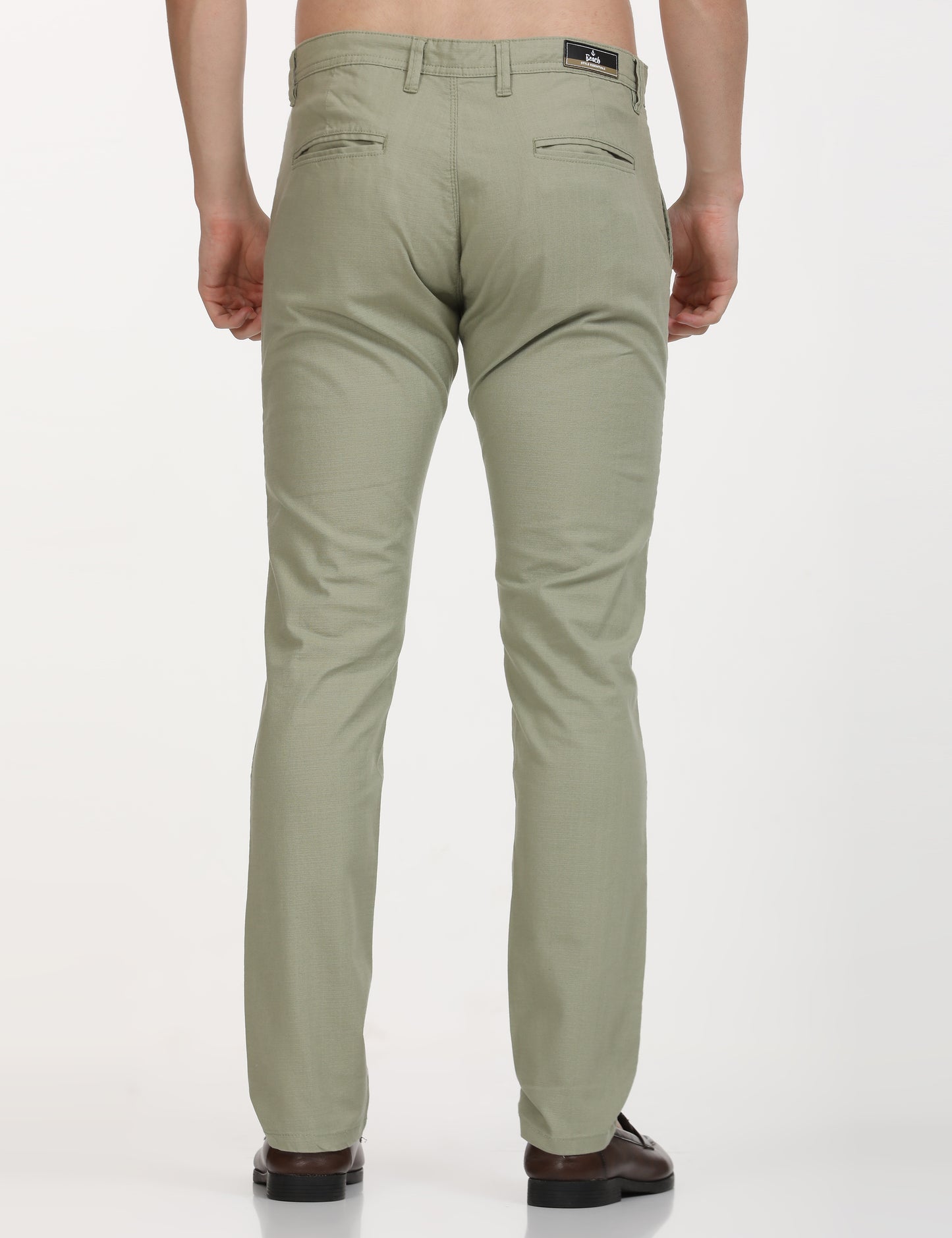 Linen P Green  Trouser