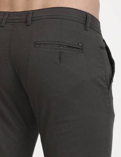 Dobby Dark Grey Trouser