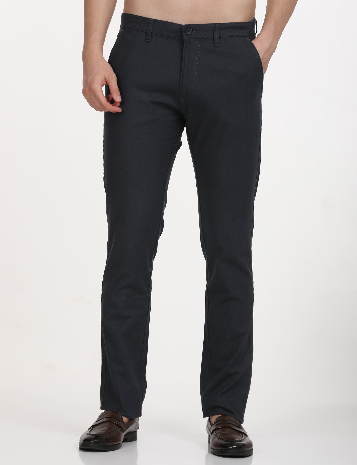 Linen Black  Trouser