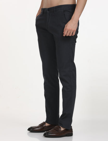 Linen Black  Trouser