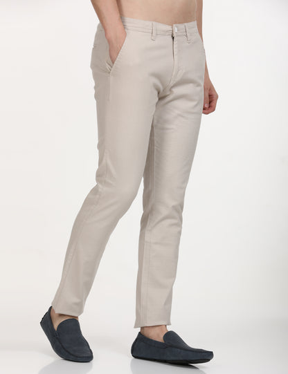 Linen Cream Trouser