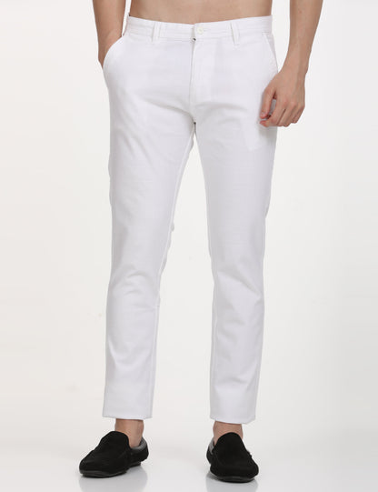 Linen White  Trouser