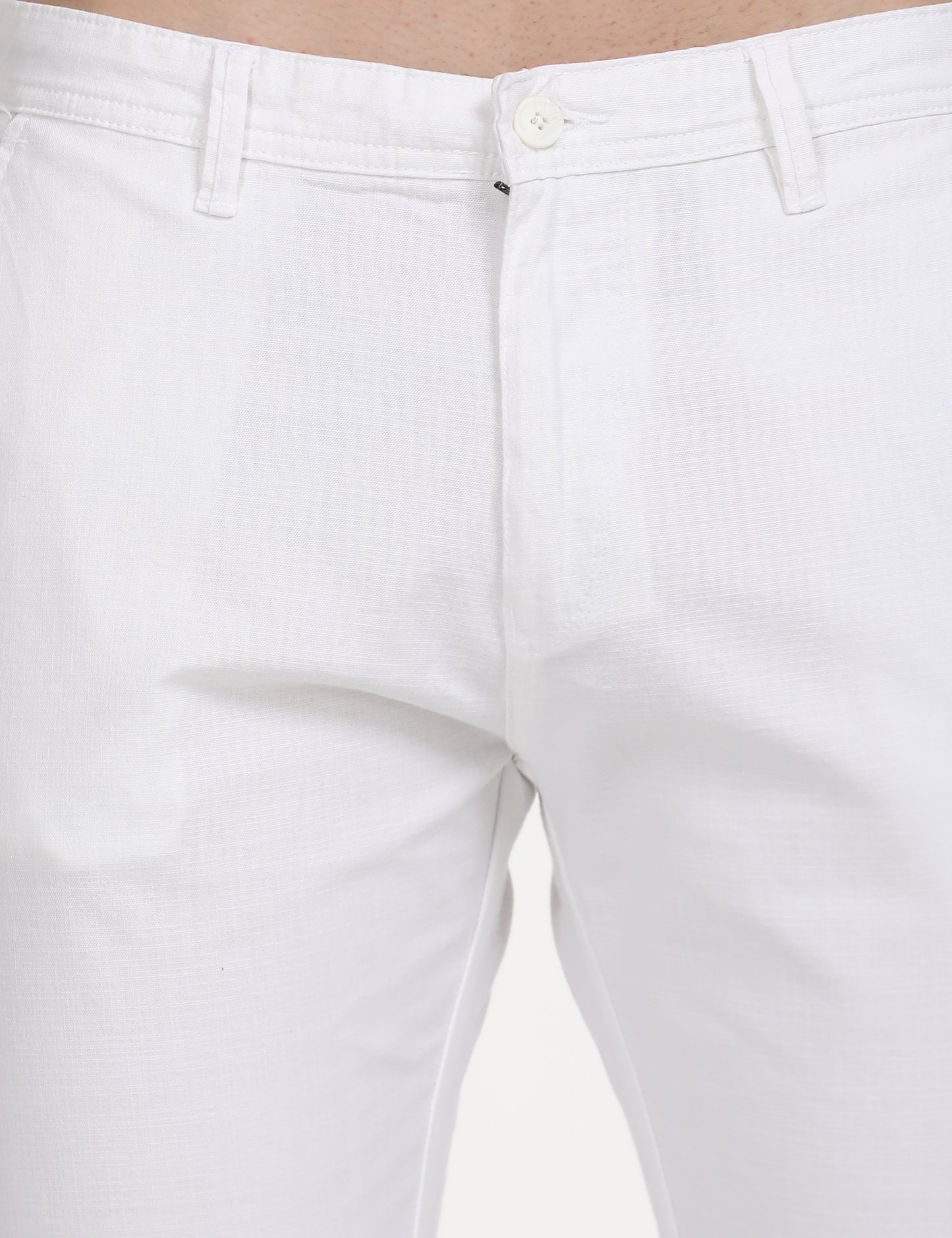 Linen White  Trouser