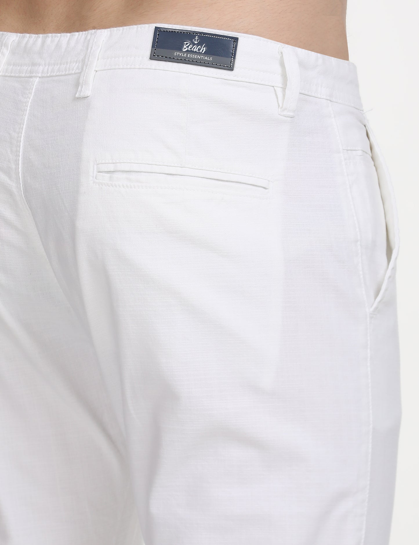 Linen White  Trouser