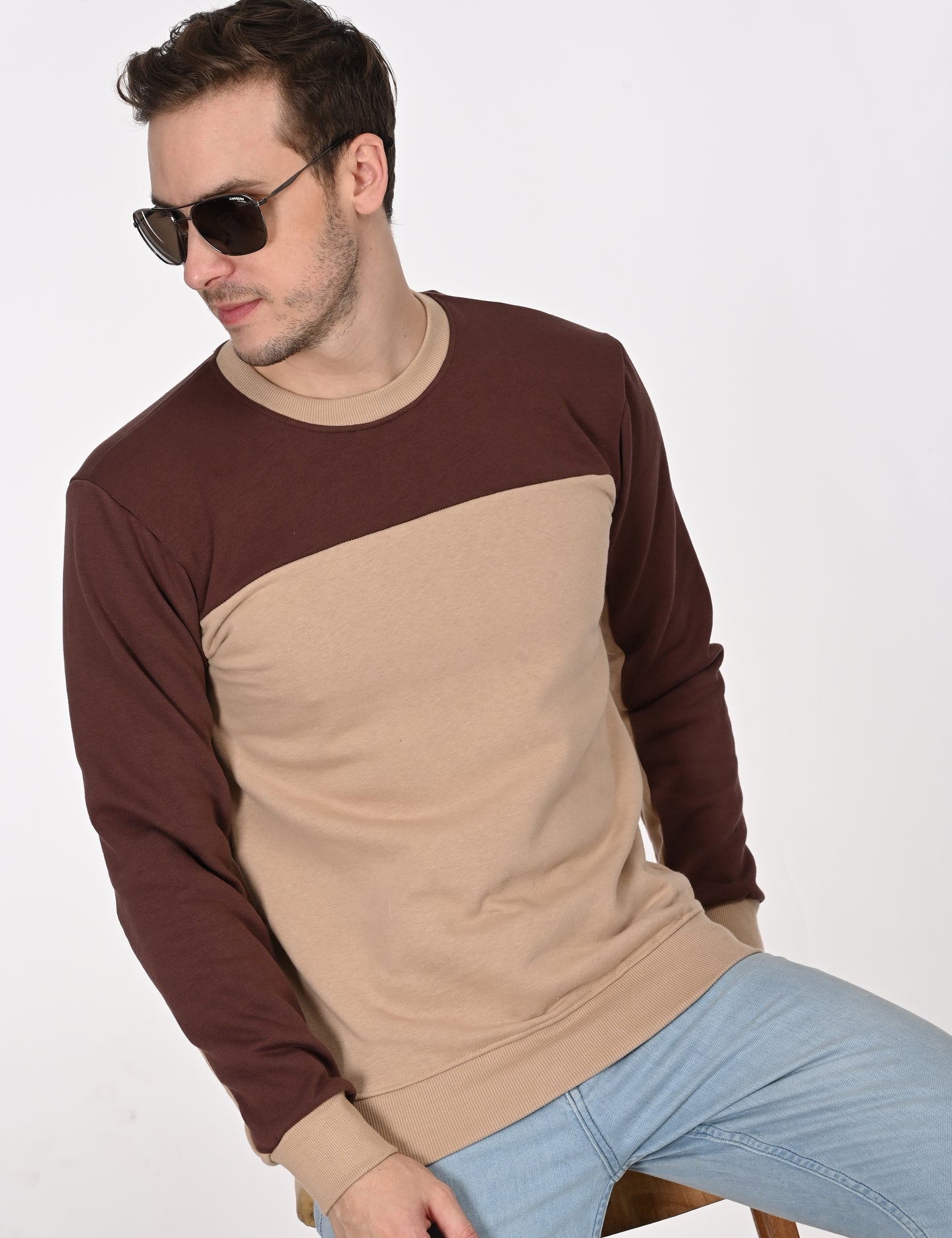 Brown Sweat T-shirt