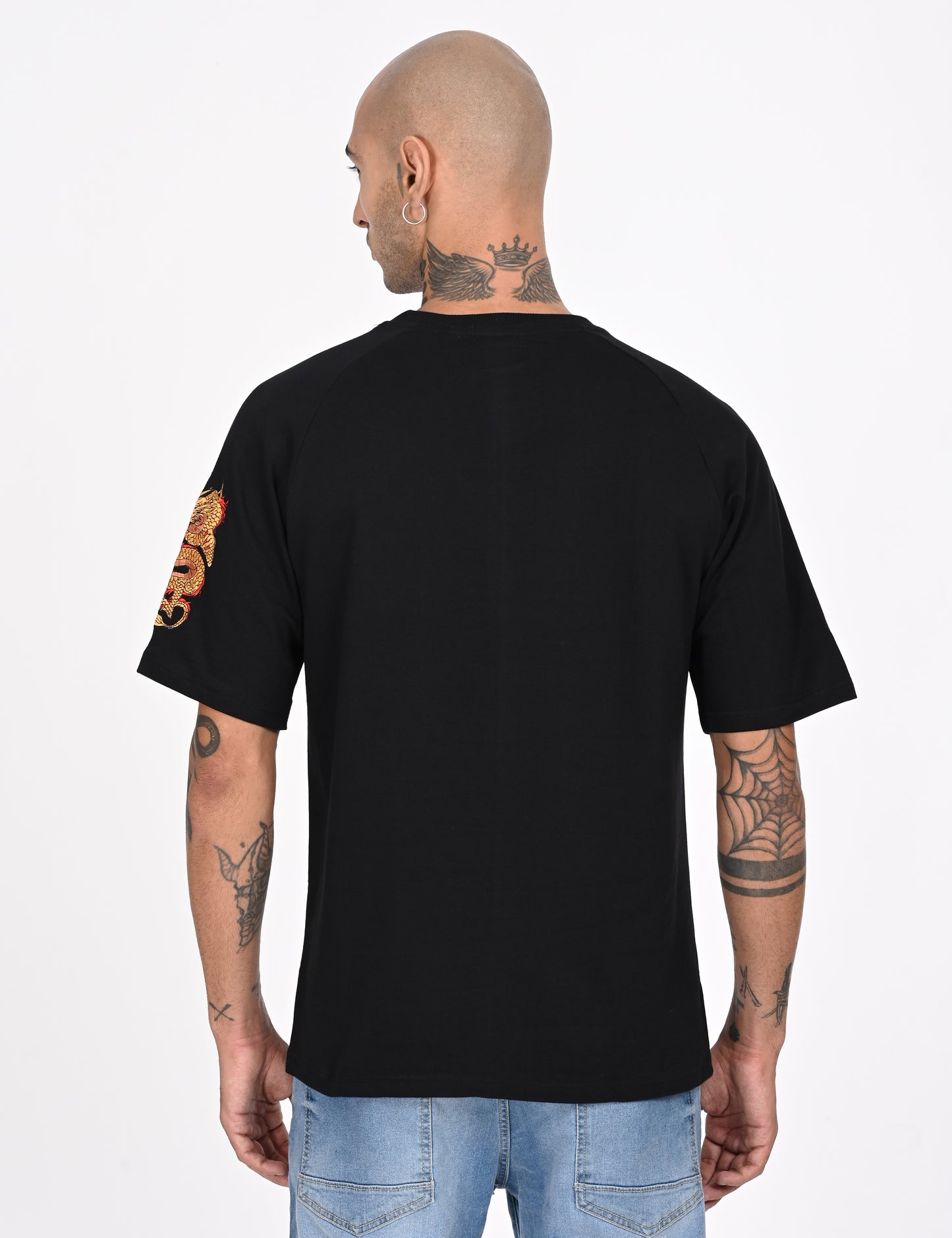 Dragon black over sized T-shirt