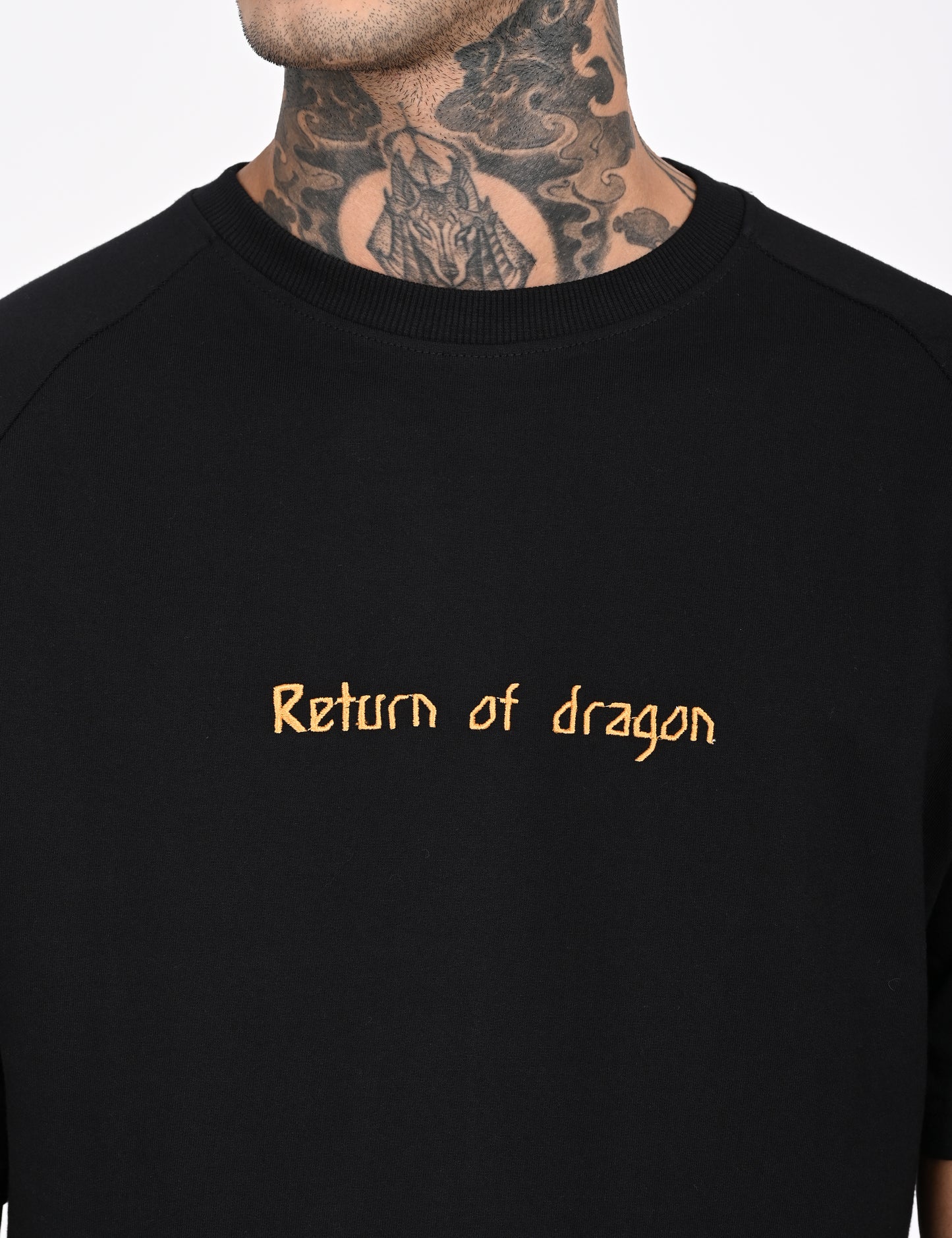 Dragon black over sized T-shirt