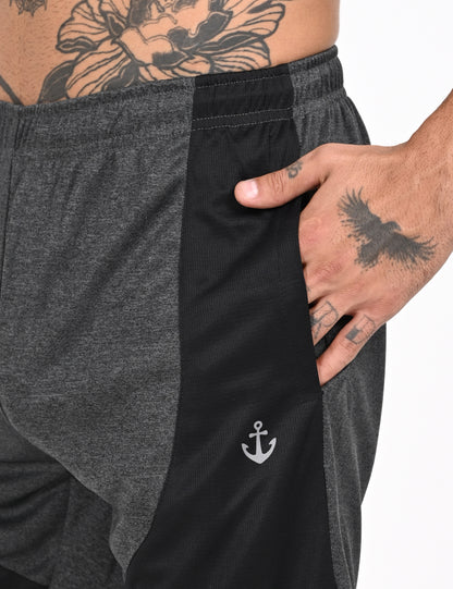 Dark Grey Active Wear Shorts