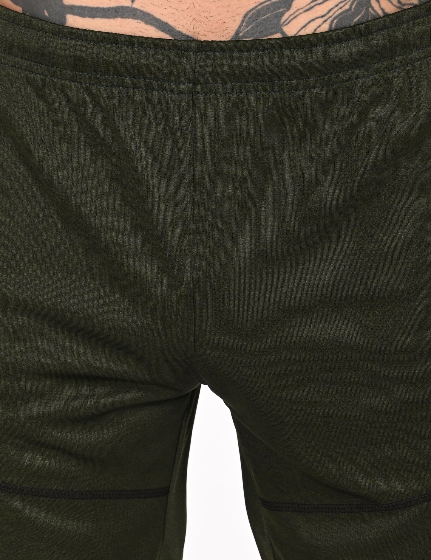 Olive Green Active Wear Shorts