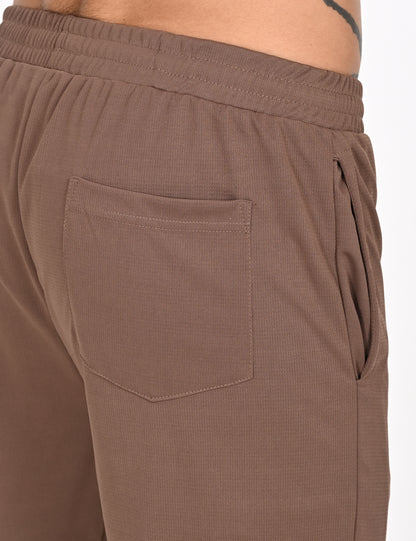 Brown Active Wear Shorts