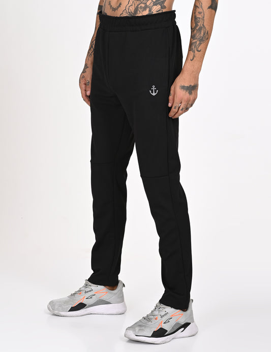 Black Active Wear Track Pant