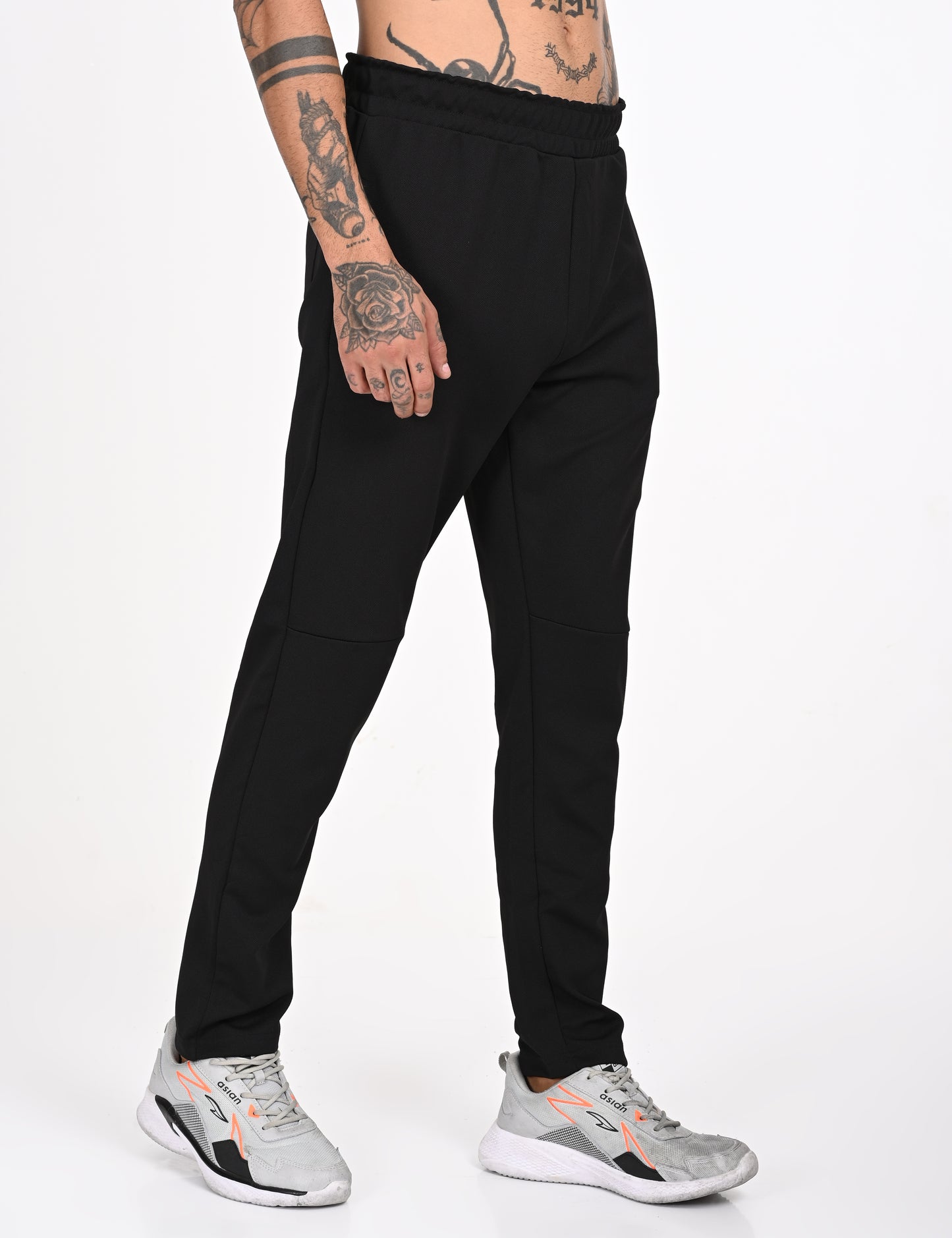 Black Active Wear Track Pant