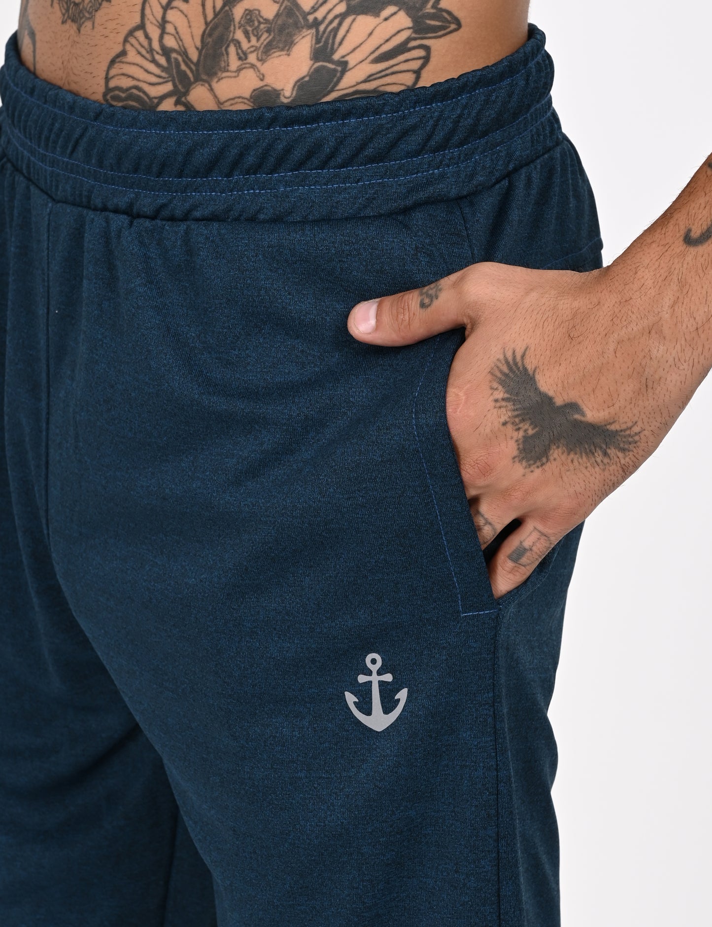 Prussian Blue Active Wear Track Pant