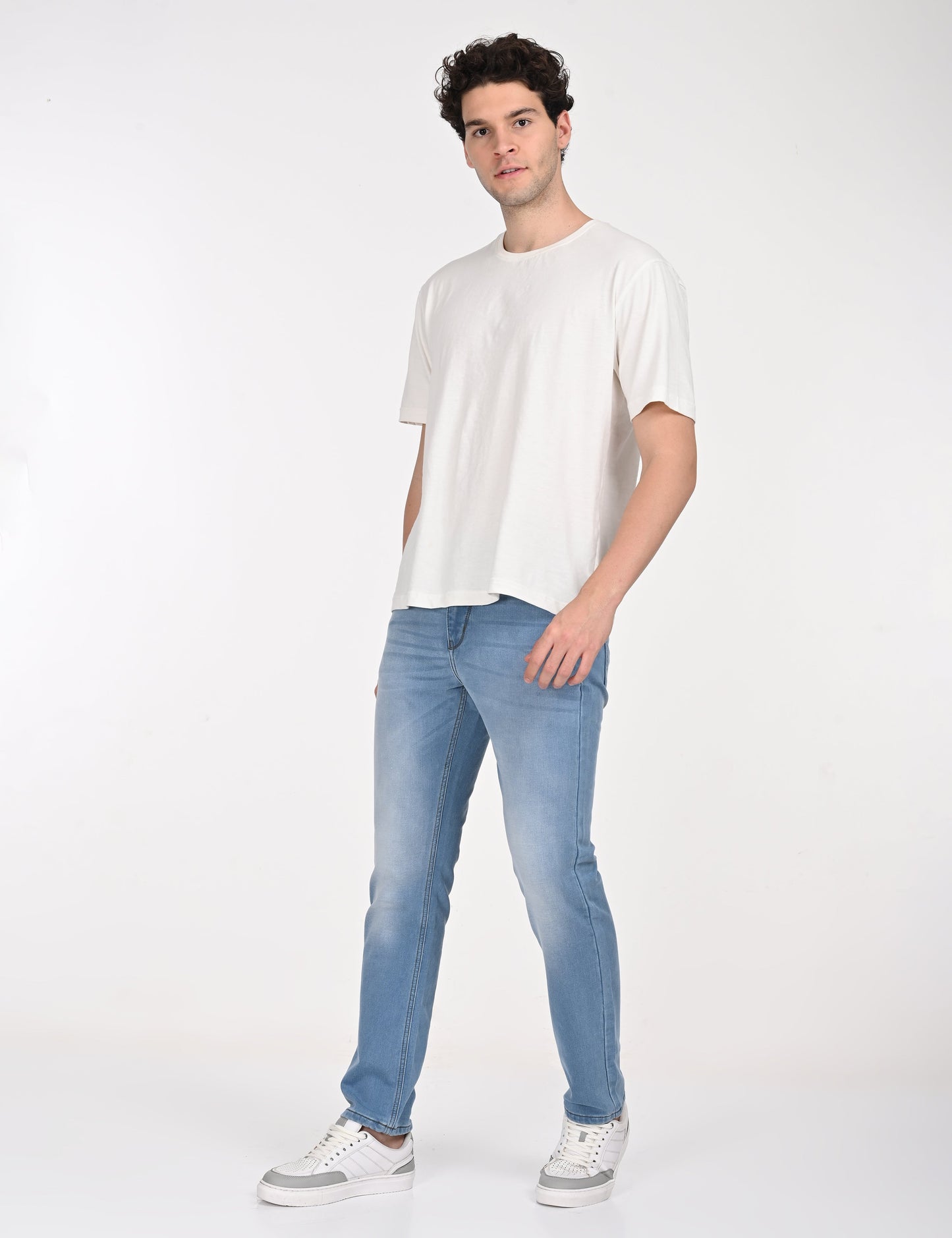 Ice Blue  Denim Pant