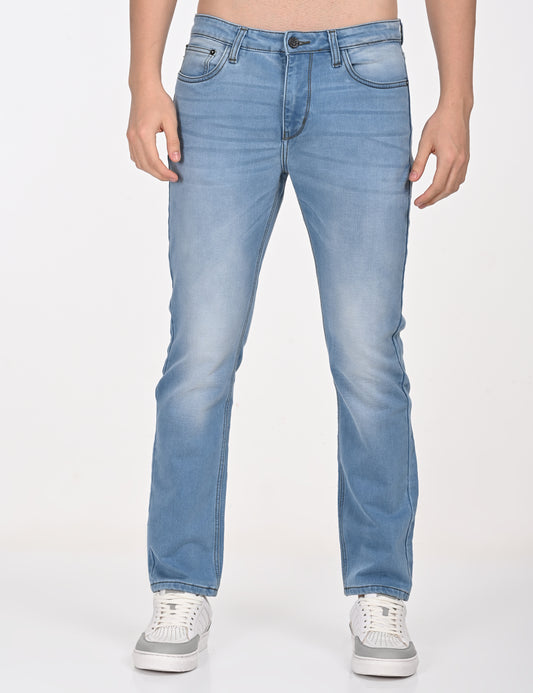 Ice Blue  Denim Pant