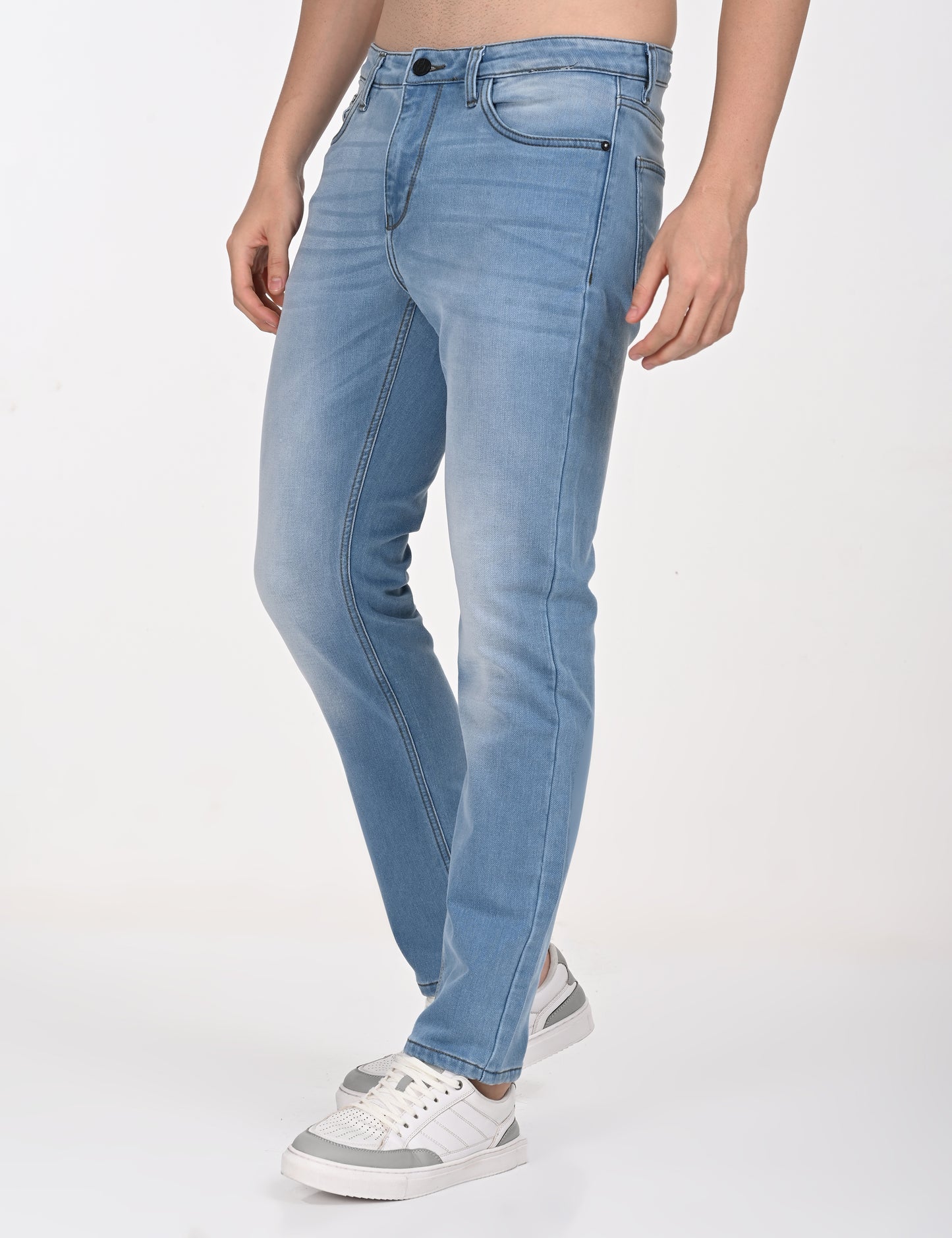 Ice Blue  Denim Pant