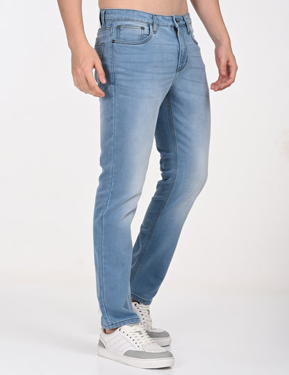 Ice Blue  Denim Pant